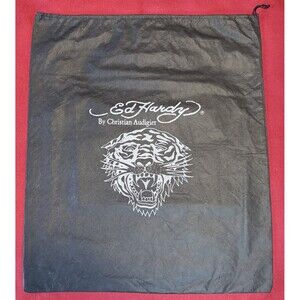 Ed Hardy Dustcover For Handbag -- Approx 19x22" -- Drawstring